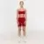 GymBeam Varsity Sports Bra Red
