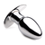 Master Series Chrome Blast 7X Rechargeable Butt Plug with Remote Small