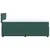 Vidaxl Box spring postelja z vzmetnico temno zelena 90x200 cm žamet