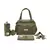 Doomoo - Previjalna torba Fluffy, Corduroy Kaki