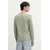 Tommy Jeans Pulover Essential DM0DM22853 Zelena Slim Fit