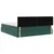 Krevet s od storage s madracem Tamnozelena 160 x 200 cm Baršun