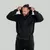 STRIX Zip Hoodie Washed Black