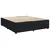 Vidaxl Box spring postelja z vzmetnico črna 180x200 cm žamet