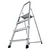 KRAUSE Kućne aluminijumske merdevine CORDA 000705, 1.45m, Hrom