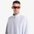 Mikina ROA Logo Half Zip Sweater UNISEX Light Grey L