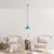 Opviq Luster Memati, 21-108cm, O19 cm, Plavi