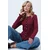Trend Alacati Stili Ženska bluza Alc-X14533, Bordo