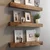 Hanah Home Set zidnih polica Raf274, 3 komada, Braon