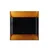 Opviq Zidna lampa Bera-15301, 25x25x11cm, IP20, Crna