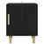 Noćni ormar 2 pcs Crni hrast 40 x 40 x 50 cm Konstruirano drvo