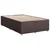 vidaXL vidaXL Box spring postelja z vzmetnico temno rjava 120x190 cm blago, (21306396)