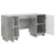Stol Betonska siva Konstruirano drvo 142,5 x 50 x 75 cm
