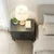 Hanah Home noćni ormarić Lumen, 51,5 cm, antracit
