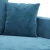 Vidaxl Kavč dvosed moder 120 cm žamet