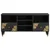 TV ormar s ladicama Crna 100 x 33 x 46 cm Čvrsto drvo manga