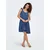 ONLY Obleka ONLPEMA moder denim
