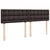Vidaxl Box spring postelja z vzmetnico temno rjava 180x200 cm blago