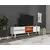 Hanah home TV Komoda Vania Belo-Srebrna