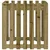 Vrtna sadilica s izgledom ograde 70 x 70 x 70 cm od borovine