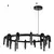 LED viseća lampa FK2010-45V BK