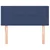 Vidaxl vidaXL Vzglavje za posteljo modro 100x5x78/88 cm blago