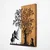 Wallity Zidna dekoracija The Tree And The Shaking Children, 58x59 cm, Crna