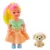 slomart Set mini lutke LEAN TOYS v obleki, s psičkom, mešani modeli