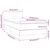 shumee Box spring postelja z vzmetnico temno rjav 90x190 cm blago