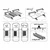 Menabo Yelo Ski Carrier (6 pairs, Extendable, black)