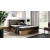 Boxspring postelja Wood 9 - 120x200 cm - hrast lancelot