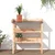 Stol za biljke s policama 78 x 38 x 82,5 cm od masivne jelovine