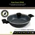 BE Living Niska posuda za kuhanje s poklopcem Delight Black 28 cm