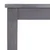 Vidaxl Vrtna miza siva 140x80x74 cm trden akacijev les