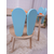 HANAH HOME Dečiji sto i stolice Bunny Two Chair Set Baby Blue Brown