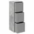 Kreveta s ladicama Betonski sivi 35 x 32 x 99,5 cm