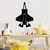 Wallity Zidna dekoracija F-35A, 60 x 41 cm, Crna