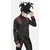 Moška srajca DEVIL FASHION - Valentine - črna/vinsko rdeča - SHT15802