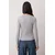 Trendyol Milla ženska bluza Twoaw25Bz00062, Siva Melanž-Plava