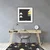 Decormat Podloga za stol Drawed triangles 120x90 cm 2 cm
