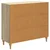 Kreveta Hrast sonoma 89 x 34,5 x 80 cm Konstruirano drvo