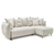 ATELIER DEL SOFA Ugaona garnitura Puffy Cream