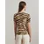 Lauren Ralph Lauren Pulover kremna/kamela/temno rjava