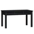 Vrtna klupa crna 80 x 44 x 45 cm od masivne borovine