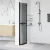 Walk-In zid za tuširanje Crna 120 x 6,5 x 190 cm