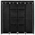 Ormar s 4 odjeljka crni 175 x 45 x 170 cm