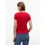 Tommy Jeans Majica ESS  rdeča / bela