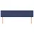 vidaXL Posteljno vzglavje modra 160x5x78/88 cm blago