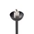 Plafonski luster OBSIDIAN 6xG9/10W/230V crna/zadimljeno siva