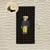 Lessentiel Maison Peškir za plažu Teddy Bear, 150x150 cm, Crni